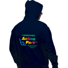 Load image into Gallery viewer, Secret_Shirts Pullover Hoodies, Unisex / Small / Navy Action Park Survivor