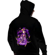Load image into Gallery viewer, Shirts Pullover Hoodies, Unisex / Small / Black Astral Reflection Mona