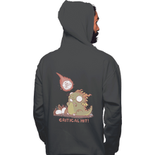 Load image into Gallery viewer, Shirts Pullover Hoodies, Unisex / Small / Charcoal Critical Hit