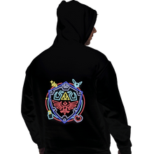 Load image into Gallery viewer, Daily_Deal_Shirts Pullover Hoodies, Unisex / Small / Black Neon Shield