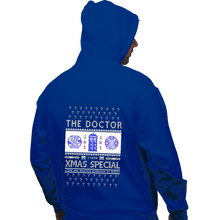 Load image into Gallery viewer, Shirts Pullover Hoodies, Unisex / Small / Royal Blue Doctor Ugly Sweater