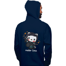 Load image into Gallery viewer, Shirts Zippered Hoodies, Unisex / Small / Navy Hello Cara