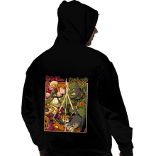 Load image into Gallery viewer, Daily_Deal_Shirts Pullover Hoodies, Unisex / Small / Black Samurai Sukubi vs Shurekku