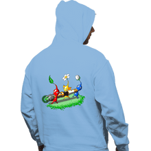 Load image into Gallery viewer, Shirts Pullover Hoodies, Unisex / Small / Royal Blue Pikmin Who