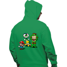 Load image into Gallery viewer, Secret_Shirts Pullover Hoodies, Unisex / Small / Irish Green Turtle Big Bro