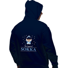 Load image into Gallery viewer, Shirts Pullover Hoodies, Unisex / Small / Navy The Legend Of Sokka