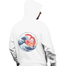 Load image into Gallery viewer, Shirts Zippered Hoodies, Unisex / Small / White The Great Wave Of Miyagi
