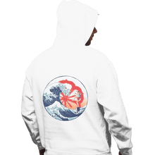 Load image into Gallery viewer, Shirts Zippered Hoodies, Unisex / Small / White The Great Wave Of Miyagi