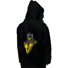 Load image into Gallery viewer, Shirts Pullover Hoodies, Unisex / Small / Black Mortal Fire