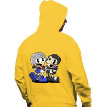 Load image into Gallery viewer, Secret_Shirts Pullover Hoodies, Unisex / Small / Gold Peacehead