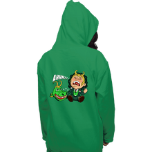 Load image into Gallery viewer, Shirts Pullover Hoodies, Unisex / Small / Irish Green Lokibite
