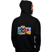 Load image into Gallery viewer, Daily_Deal_Shirts Pullover Hoodies, Unisex / Small / Black Mean Rangers