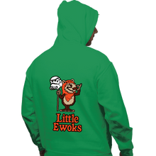 Load image into Gallery viewer, Daily_Deal_Shirts Pullover Hoodies, Unisex / Small / Irish Green Little Ewoks