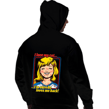 Load image into Gallery viewer, Secret_Shirts Pullover Hoodies, Unisex / Small / Black Love My Cats