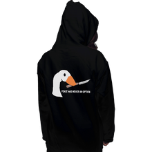 Load image into Gallery viewer, Shirts Zippered Hoodies, Unisex / Small / Black Peace Was Never An Option