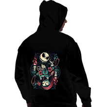 Load image into Gallery viewer, Daily_Deal_Shirts Pullover Hoodies, Unisex / Small / Black Jack & Sally Card