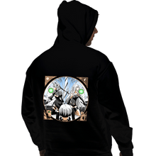 Load image into Gallery viewer, Shirts Pullover Hoodies, Unisex / Small / Black Designed to End