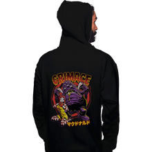 Load image into Gallery viewer, Shirts Pullover Hoodies, Unisex / Small / Black Grimace
