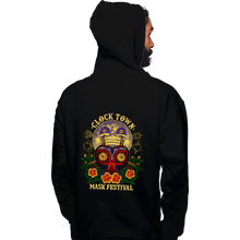 Load image into Gallery viewer, Daily_Deal_Shirts Pullover Hoodies, Unisex / Small / Black Clock Town Mask Festival
