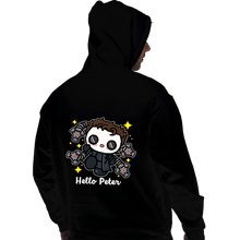 Load image into Gallery viewer, Shirts Pullover Hoodies, Unisex / Small / Black Hello Peter
