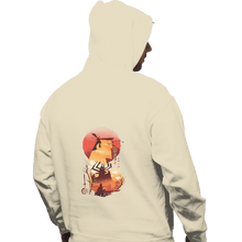 Load image into Gallery viewer, Shirts Zippered Hoodies, Unisex / Small / White Samurai Jack Sumi-e