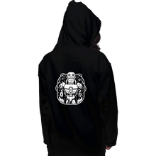 Load image into Gallery viewer, Shirts Pullover Hoodies, Unisex / Small / Black Digital Mechanical Cyborg