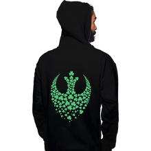 Load image into Gallery viewer, Secret_Shirts Pullover Hoodies, Unisex / Small / Black Shamrock Rebel