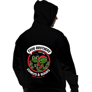 Shirts Pullover Hoodies, Unisex / Small / Black Frog Brothers Comics
