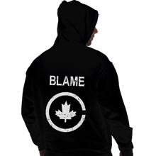 Load image into Gallery viewer, Shirts Pullover Hoodies, Unisex / Small / Black Blame Canada