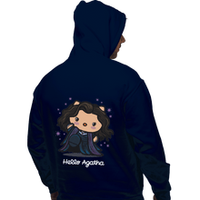 Load image into Gallery viewer, Shirts Pullover Hoodies, Unisex / Small / Navy Hello Agatha