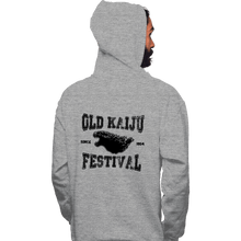 Load image into Gallery viewer, Shirts Pullover Hoodies, Unisex / Small / Sports Grey Old Kaiju Festival