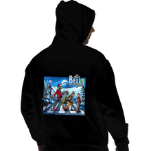 Load image into Gallery viewer, Daily_Deal_Shirts Pullover Hoodies, Unisex / Small / Black The Jingle Bells Holiday Road