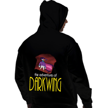 Load image into Gallery viewer, Secret_Shirts Pullover Hoodies, Unisex / Small / Black The Adventures Of Darkwing