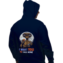 Load image into Gallery viewer, Daily_Deal_Shirts Pullover Hoodies, Unisex / Small / Navy Uncle E.T.