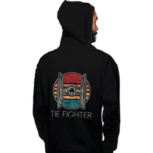 Load image into Gallery viewer, Shirts Pullover Hoodies, Unisex / Small / Black Vintage Dark Fighters