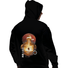 Load image into Gallery viewer, Shirts Zippered Hoodies, Unisex / Small / Black Sunset Samurai
