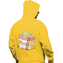 Load image into Gallery viewer, Shirts Pullover Hoodies, Unisex / Small / Gold Can't Sleep