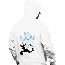 Load image into Gallery viewer, Shirts Pullover Hoodies, Unisex / Small / White RIP Felix