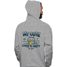 Load image into Gallery viewer, Daily_Deal_Shirts Pullover Hoodies, Unisex / Small / Sports Grey Outie Loves To Party