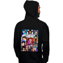 Load image into Gallery viewer, Daily_Deal_Shirts Pullover Hoodies, Unisex / Small / Black The Wandering Samurai