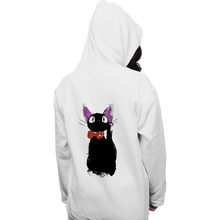 Load image into Gallery viewer, Shirts Pullover Hoodies, Unisex / Small / White Watercolor Cat