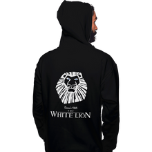 Load image into Gallery viewer, Shirts Pullover Hoodies, Unisex / Small / Black White Lion