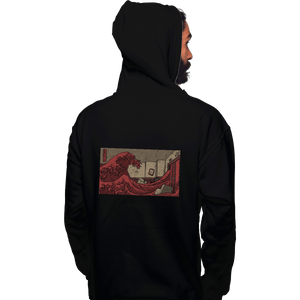 Shirts Pullover Hoodies, Unisex / Small / Black Shining Wave