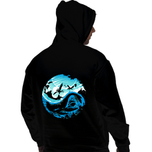 Load image into Gallery viewer, Daily_Deal_Shirts Pullover Hoodies, Unisex / Small / Black Yin Yang Of Water