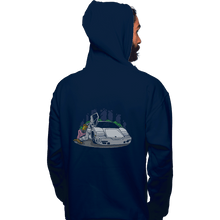 Load image into Gallery viewer, Shirts Pullover Hoodies, Unisex / Small / Navy Troy Wolf