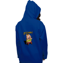 Load image into Gallery viewer, Daily_Deal_Shirts Pullover Hoodies, Unisex / Small / Royal Blue Stoner Pig