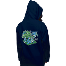 Load image into Gallery viewer, Secret_Shirts Pullover Hoodies, Unisex / Small / Navy Guess Cthulwho