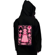 Load image into Gallery viewer, Daily_Deal_Shirts Pullover Hoodies, Unisex / Small / Black Princess Peach Model Sprue