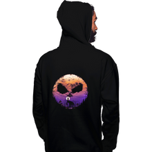 Load image into Gallery viewer, Shirts Pullover Hoodies, Unisex / Small / Black Skellington Night
