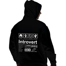 Load image into Gallery viewer, Daily_Deal_Shirts Pullover Hoodies, Unisex / Small / Black Introvert Label